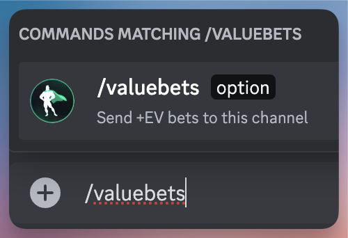 Activate Value Bets Command